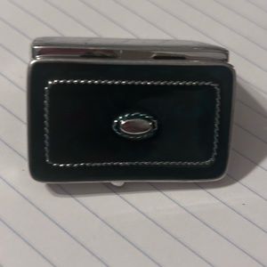 Vintage!! Estée Lauder Jewelers Enamel solid perfume compact circa 1981 VERYRARE